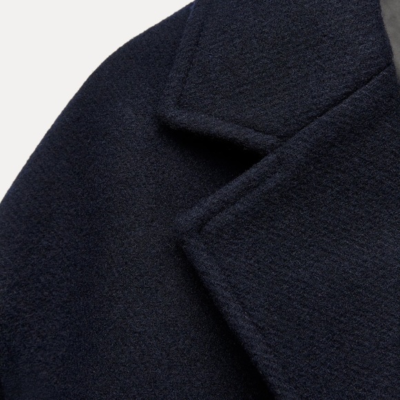 Nwt Zara Oversized Wool Blend Coat - Picture 7 of 13